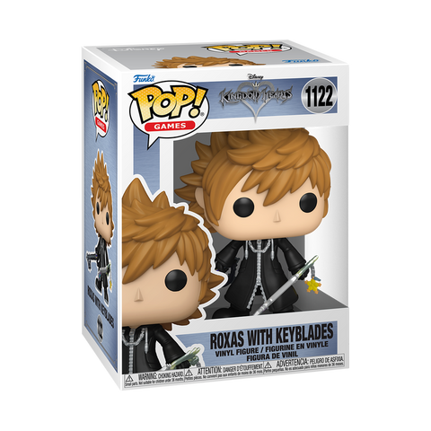 Funko Pop! Games: Kingdom Hearts- Roxas with Keyblades #1122 (Pre-Order)
