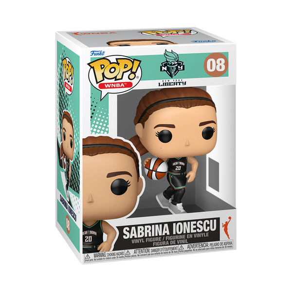 WNBA Liberty Sabrina Ionescu Funko Pop! Vinyl Figure #08 (Explorer Edition Uniform) (Pre-Order)