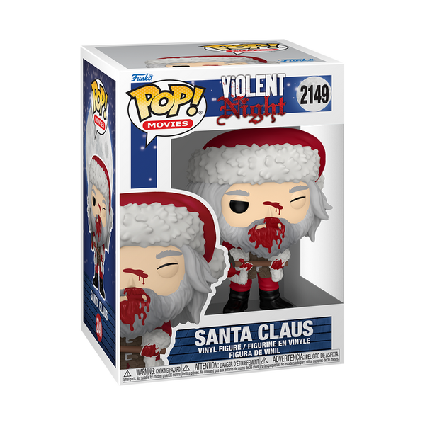 Violent Night Santa Claus with Skullcrusher (Bloody) Funko Pop! Vinyl Figure #2149 (Pre-Order)