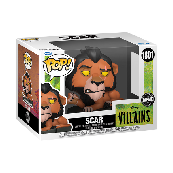 Lion King Scar (Surrounded by Idiot Meme) Funko Pop! Vinyl Figure #1801 (Pre-Order)