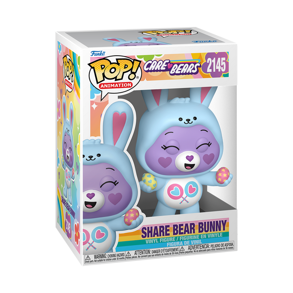 Care Bears Spring 2026 Share Bear Bunny Funko Pop! Vinyl Figure #2145