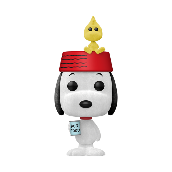 Peanuts Snoopy & Woodstock Flocked Funko Pop! Vinyl Figure #2096 - Entertainment Earth Exclusive