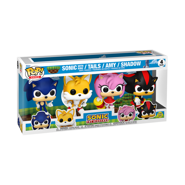 Sonic the Hedgehog Glow-in-the-Dark Funko Pop! Vinyl Bundle Box 4-Pack (Pre-Order)