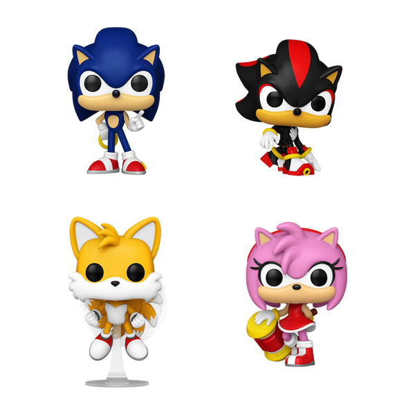 Sonic the Hedgehog Glow-in-the-Dark Funko Pop! Vinyl Bundle Box 4-Pack (Pre-Order)