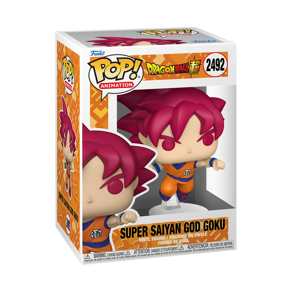 Dragon Ball Super Super Saiyan God Goku (Punching) Funko Pop! Vinyl Figure #2492 (Pre-Order)