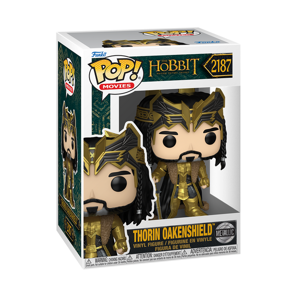 The Hobbit Thorin Oakenshield (Metallic) Funko Pop! Vinyl Figure #2187 (Pre-Order)