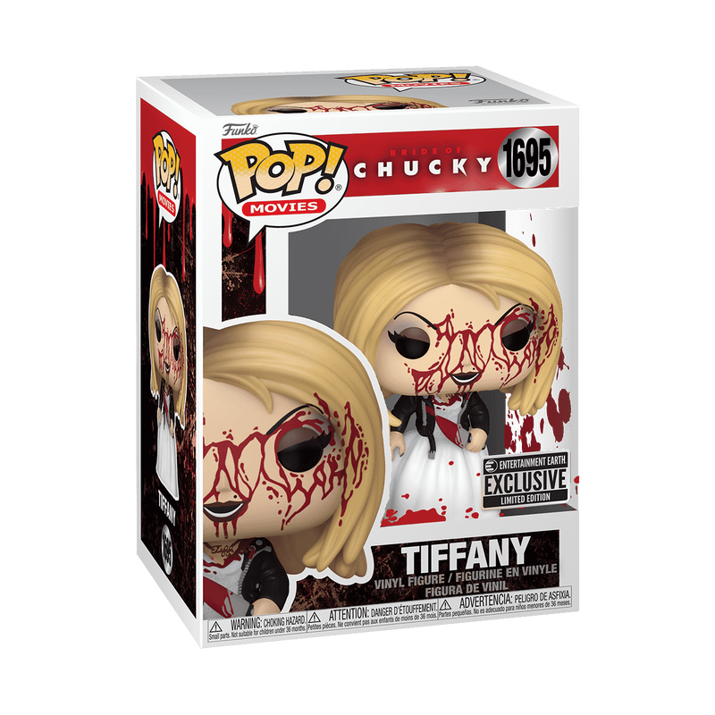 Funko Pop! Movies: Bride of Chucky - Tiffany Bloody #1695 - Entertainment Earth Exclusive