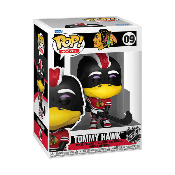 NHL Mascots Blackhawks Tommy Hawk Funko Pop! Vinyl Figure #09 (Pre-Order)
