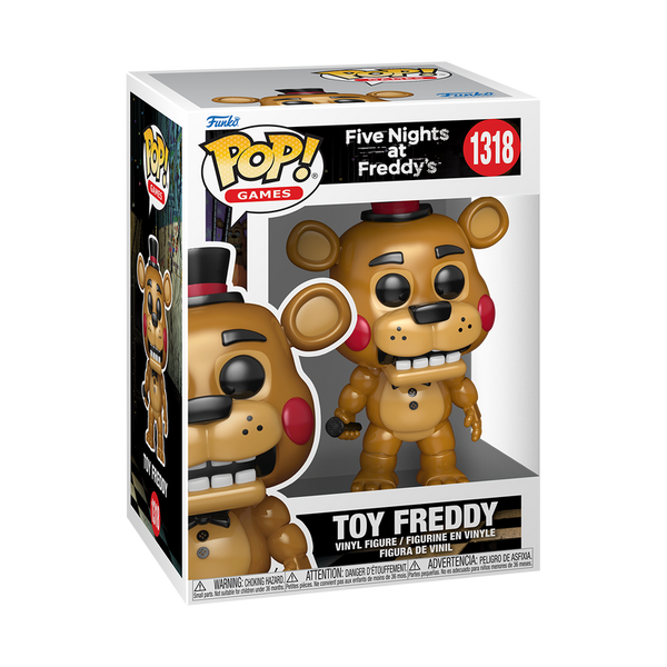 Five Nights at Freddy's Toy Freddy Funko Pop! Vinyl Figure #1318 (Pre-Order)