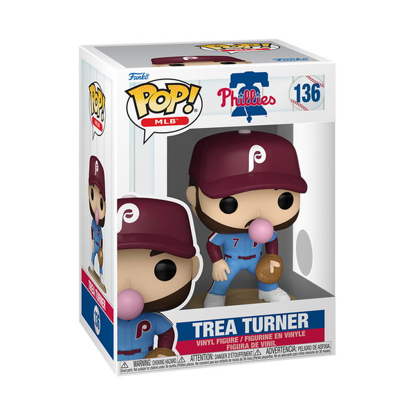 MLB Phillies Trea Turner (Bubblegum) Funko Pop! Vinyl Figure #136 (Pre-Order)