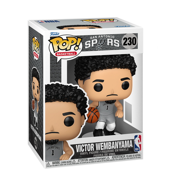 NBA Spurs Victor Wembanyama (Statement Edition Jersey) Funko Pop! Vinyl Figure #230