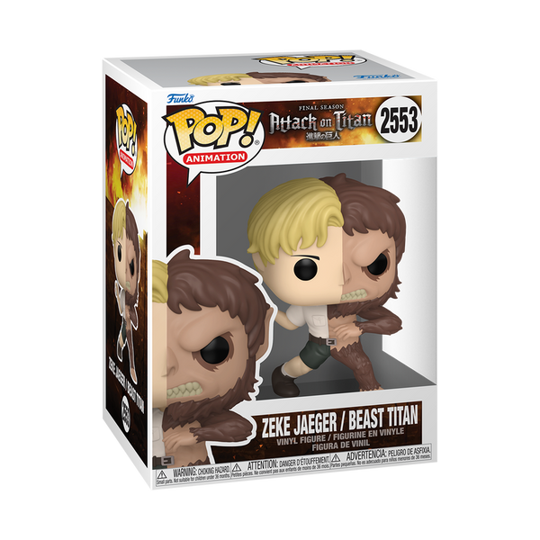 Attack on Titan Zeke Jaeger/Beast Titan Funko Pop! Vinyl Figure #2553 (Pre-Order)