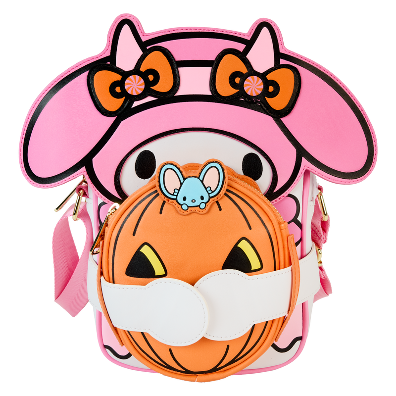 Loungefly - Sanrio My Melody Pumpkin Crossbuddies® Cosplay Crossbody Bag with Coin Bag (Pre-Order)