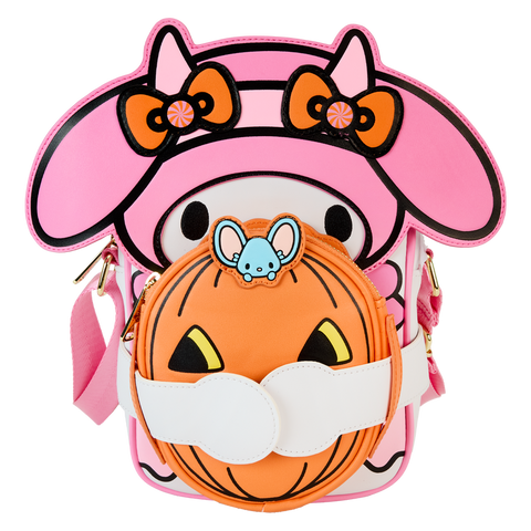 Loungefly - Sanrio My Melody Pumpkin Crossbuddies® Cosplay Crossbody Bag with Coin Bag (Pre-Order)