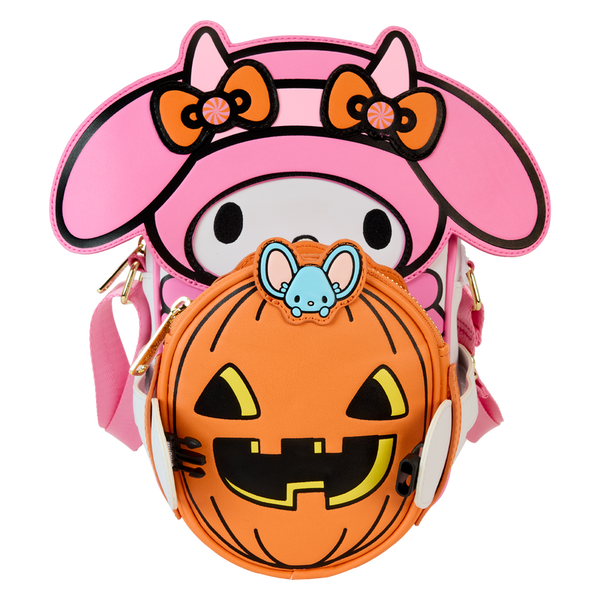 Loungefly - Sanrio My Melody Pumpkin Crossbuddies® Cosplay Crossbody Bag with Coin Bag (Pre-Order)