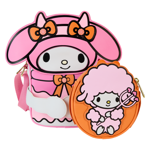 Loungefly - Sanrio My Melody Pumpkin Crossbuddies® Cosplay Crossbody Bag with Coin Bag (Pre-Order)