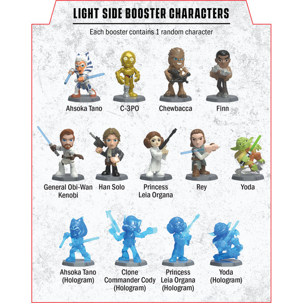 STAR WARS RIVALS SERIES 1: CHARACTER BOOSTER PACK – LIGHT SIDE