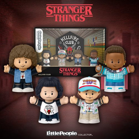 Stranger Things Hellfire Club Never Tell Them The Odds Little People Collector Figure Set - Fan Channel Exclusive