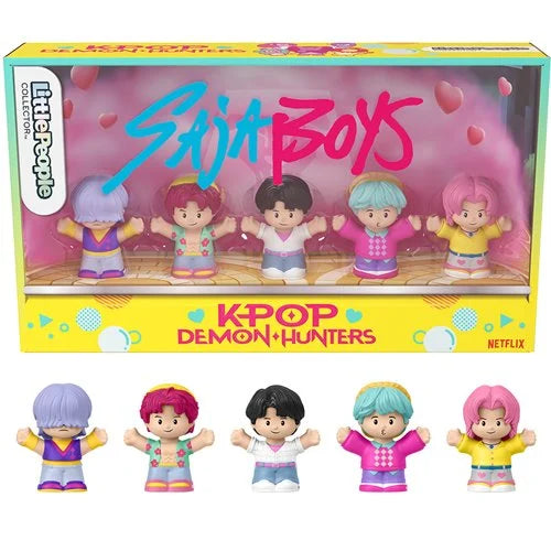 KPop Demon Hunters Saja Boys Little People Collector Figure Set (Pre-Order)