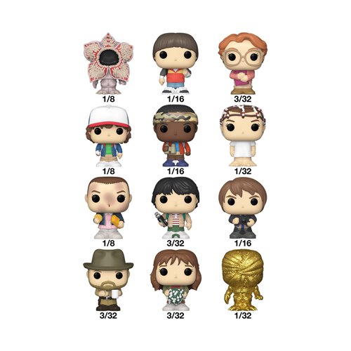 Stranger Things Season 1 Funko Bitty Pop! Singles