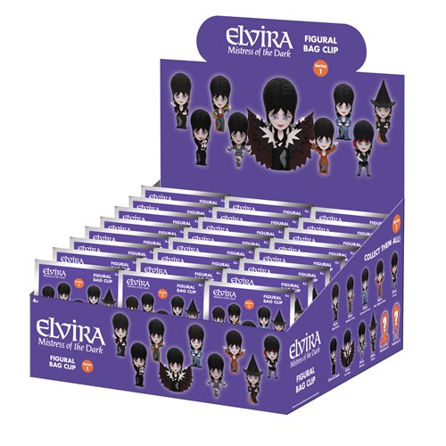 Elvira Series 1 3D Foam Bag Clip - One Mystery Figure (Pre-Order)