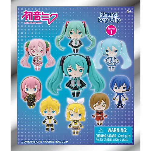 Vocaloid Hatsune Miku Series 1 3D Foam Bag Clip - One Mystery Figure (Pre-Order)