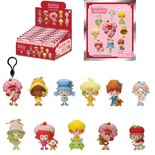 Strawberry Shortcake Series 3 3D Foam Bag Clip - One Mystery Figure (Pre-Order)