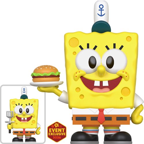 Thrilljoy PIX: SpongeBob SquarePants with Krabby Patty - 2026 Convention Exclusive LE8888 (Chance at Chase)