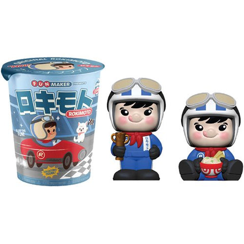 Rokimoto Wave 2 Cup Vinyl Figure - Leo as a Race Car Driver