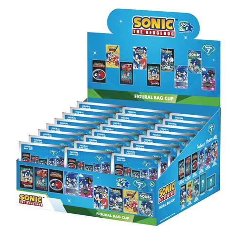 Sonic the Hedgehog Game Covers Series 7 3D Foam Bag Clip - One Mystery Figure (Pre-Order)