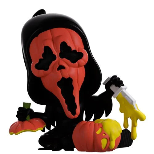 Ghost Face Collection Pumpkin Mask Ghost Face Glow In The Dark Vinyl Figure #5 (Pre-Order)