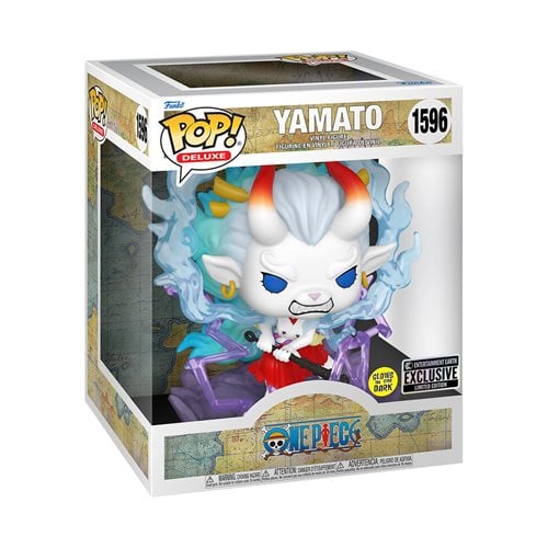 Funko Pop! Animation: One Piece-  Yamato Glow-In-The-Dark #1596 Deluxe - Entertainment Earth Exclusive (PRE-ORDER)