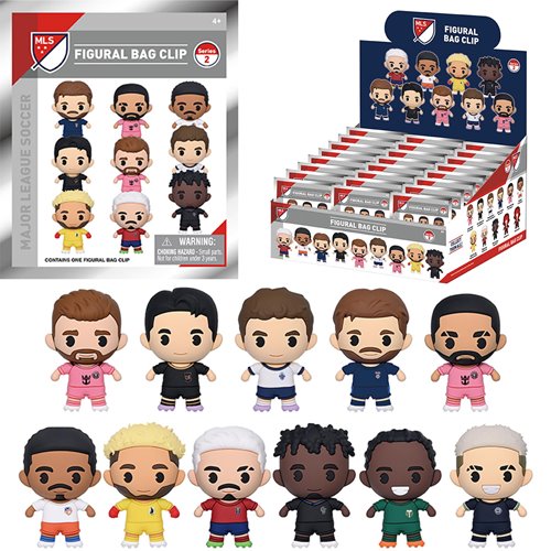 MLS Players Series 2 3D Foam Bag Clip - One Mystery Figure