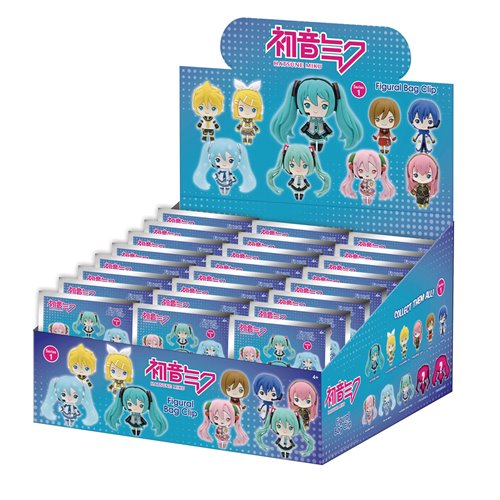 Vocaloid Hatsune Miku Series 1 3D Foam Bag Clip - One Mystery Figure (Pre-Order)
