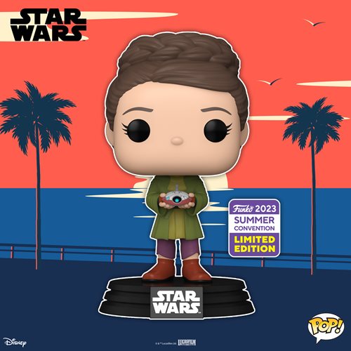Funko Pop! Star Wars: Obi-Wan Kenobi - Young Leia with Lola #659 - 2023 San Diego Comic-Con Exclusive