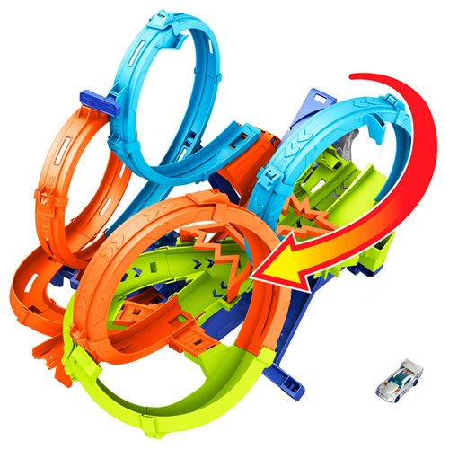 Hot Wheels 4-Loop Crash-Out Track Playset (Pre-Order)