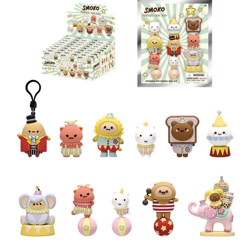 Smoko Series 2 3D Foam Bag Clip - One Mystery Figure (Pre-Order)
