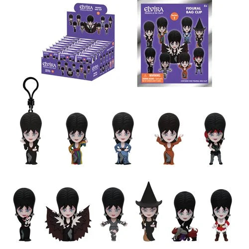 Elvira Series 1 3D Foam Bag Clip - One Mystery Figure (Pre-Order)