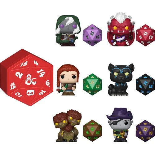 Dungeons and Dragons Funko Bitty Pop! Mini-Figure and Dice Singles (Pre-Order)