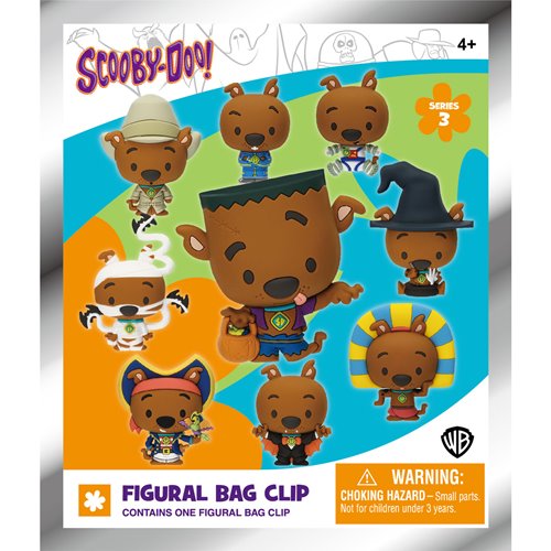 Scooby-Doo Halloween Series 3 3D Foam Bag Clip - One Mystery Figure (Pre-Order)