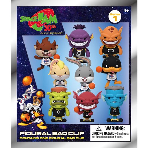 Space Jam Series 1 3D Foam Bag Clip - One Mystery Figure (Pre-Order)