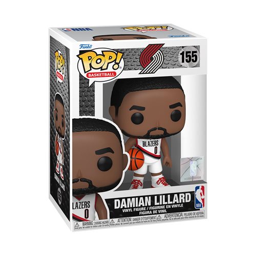 Funko POP! NBA: Damian Lillard (White Jersey) #155