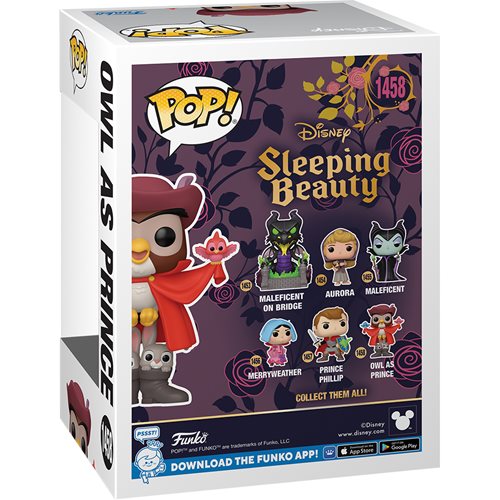 Funko Pop! Disney : Sleeping Beauty 65th Anniversary - Owl as Prince #1458