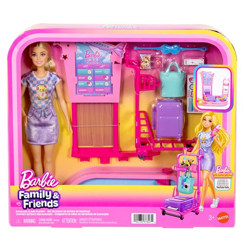 Barbie Family & Friends Baggage Claim Playset (Pre-Order)