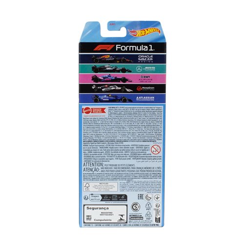 Hot Wheels Formula 1 2025 Die-Cast Vehicles 5-Pack