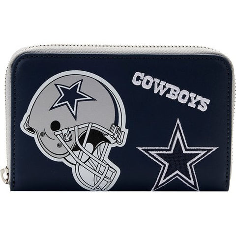 Loungefly - NFL Dallas Cowboys Patches Zip Around Wallet (Pre-Order)