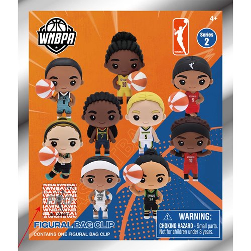 Womens National Basketball Association Series 2 3D Foam Bag Clip - One Mystery Figure (Pre-Order)