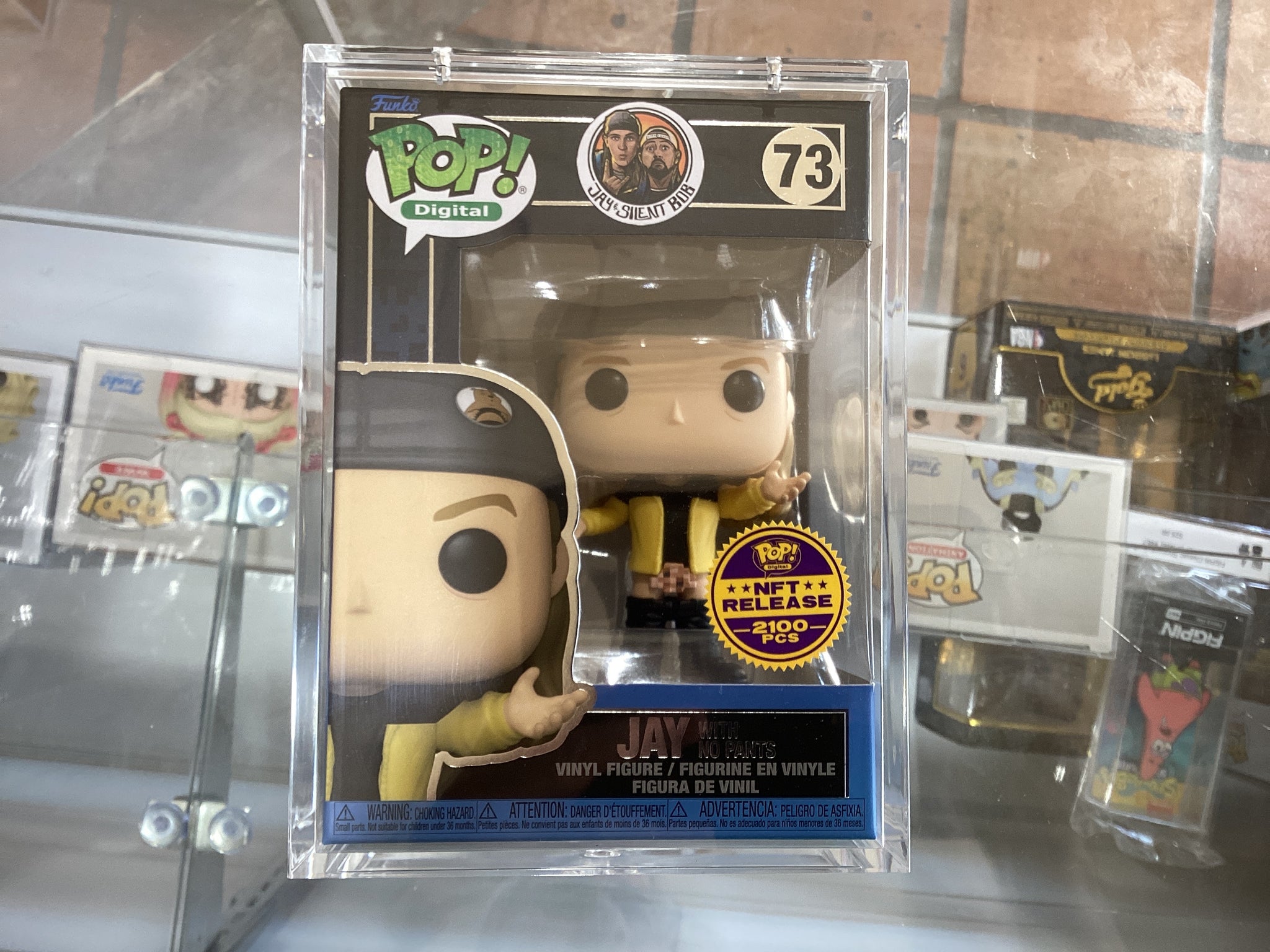 Pop! NFT: Jay & Silent Bob - Jay with no pants #73 - Limited Edition 2100