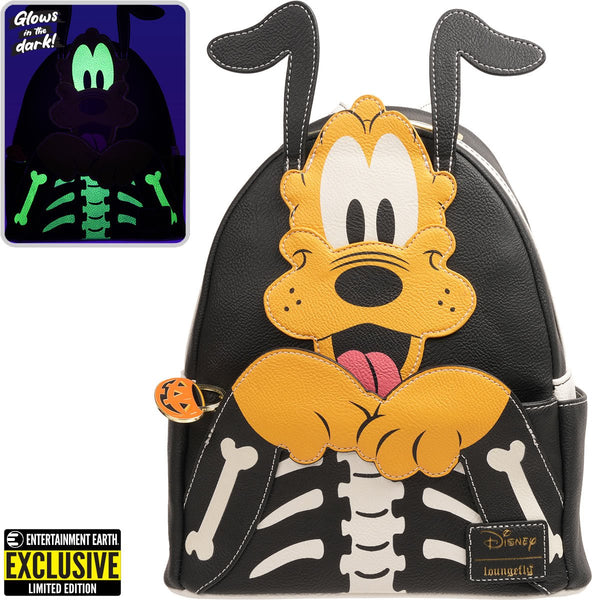 Disney Pluto Skellington Glow-in-the-Dark Mini-Backpack - Entertainment Earth Exclusive (Pre-Order)