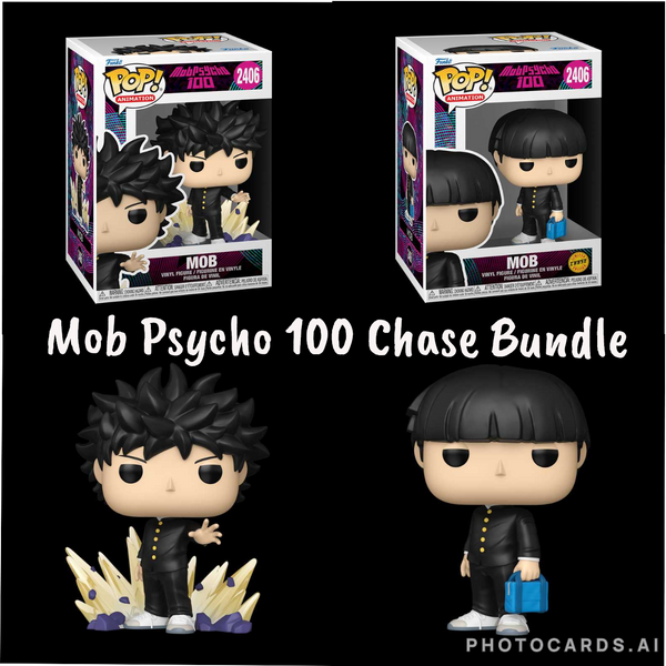 Mob Psycho Shigeo Funko Pop! Vinyl Figure #2406 - Chase Bundle (Pre-Order)